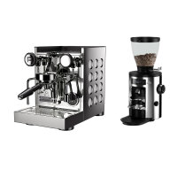 Rocket Espresso: Appartamento TCA chrom / weiss Set mit...