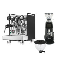 Rocket Espresso: Mozzafiato Cronometro R schwarz Set mit...