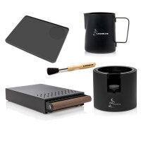 Rocket Espresso: Mozzafiato Cronometro R schwarz Set mit...